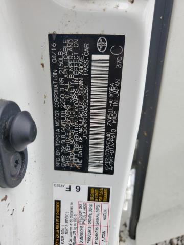 2016 TOYOTA PRIUS - JTDKARFUXG3520252