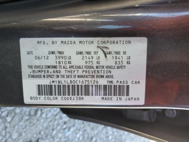 2012 MAZDA 3 I - JM1BL1L80C1675126