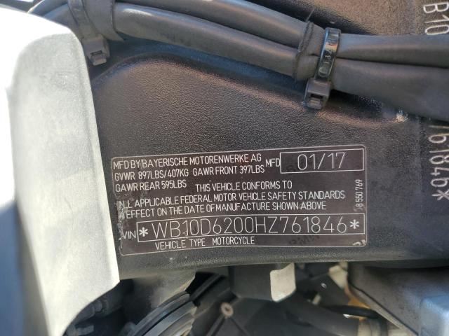 2017 BMW S 1000 R WB10D6200HZ761846