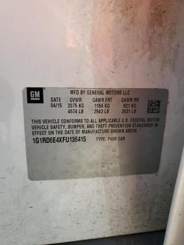 2015 CHEVROLET VOLT - 1G1RD6E4XFU136415