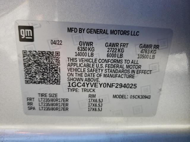 2022 CHEVROLET SILVERADO #3284844543