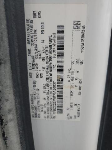 2015 FORD TRANSIT T- 1FBZX2ZM8FKA30837