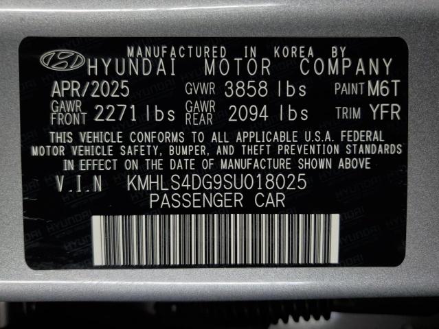 2025 HYUNDAI ELANTRA SE KMHLS4DG9SU018025