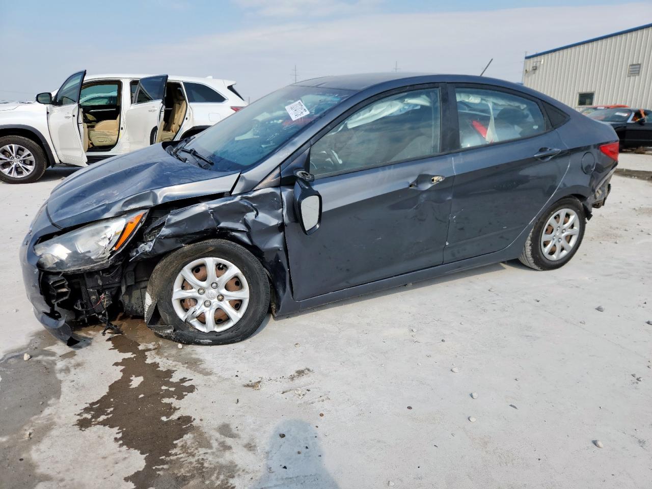 Lot #3234532040 2013 HYUNDAI ACCENT GLS