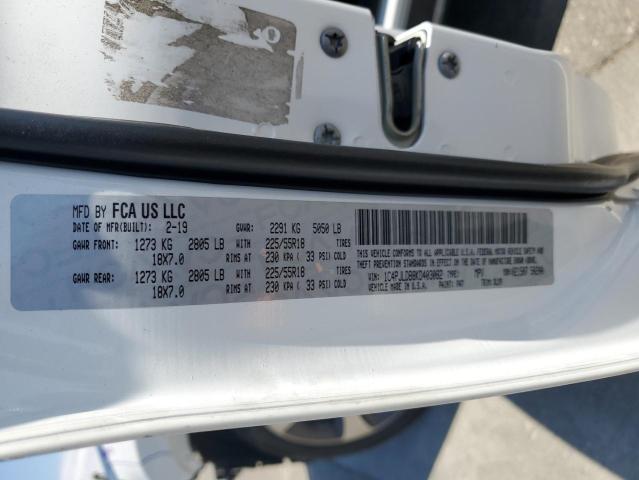 2019 JEEP CHEROKEE LIMITED 1C4PJLDB8KD403082