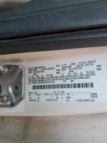 2019 FORD ESCAPE TIT - 1FMCU9J92KUA41353