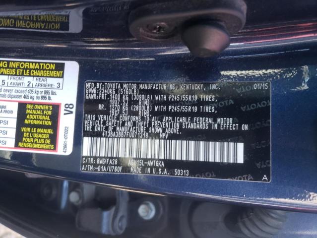 2015 TOYOTA VENZA LE 4T3BA3BB7FU071318
