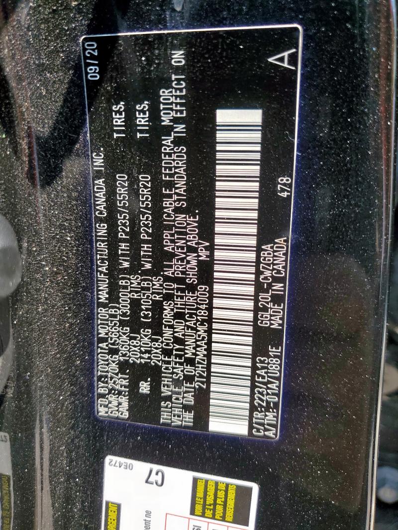 2021 LEXUS RX 350 #3287587007