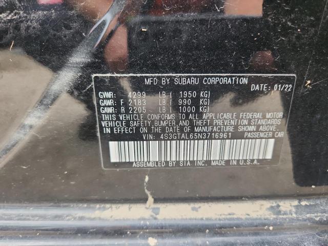 2022 SUBARU IMPREZA SP 4S3GTAL65N3716961