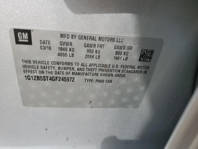 2016 CHEVROLET MALIBU LS - 1G1ZB5ST4GF245972