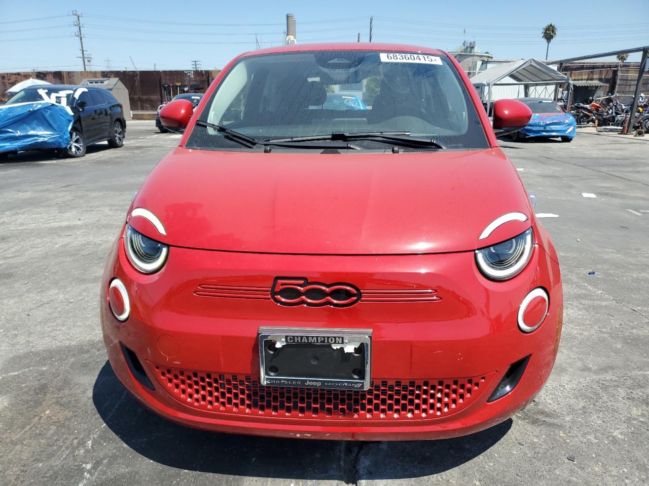 FIAT 500E E RED