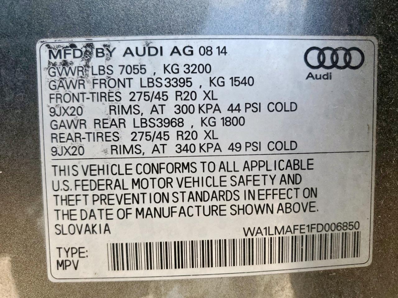 AUDI Q7 TDI PREMIUM PLUS