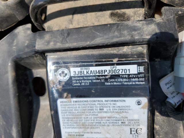 2023 CAN-AM OUTLANDER 3JBLKAU48PJ002701