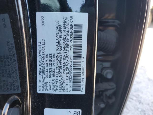 2022 HONDA ACCORD SPO 1HGCV1F30NA039261
