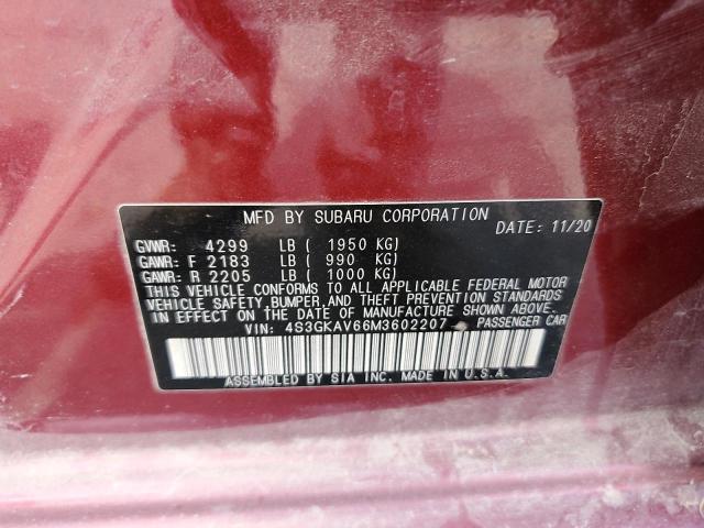 2021 SUBARU IMPREZA PREMIUM 4S3GKAV66M3602207