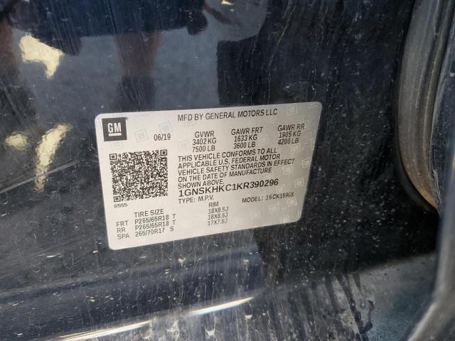 2019 CHEVROLET SUBURBAN K - 1GNSKHKC1KR390296