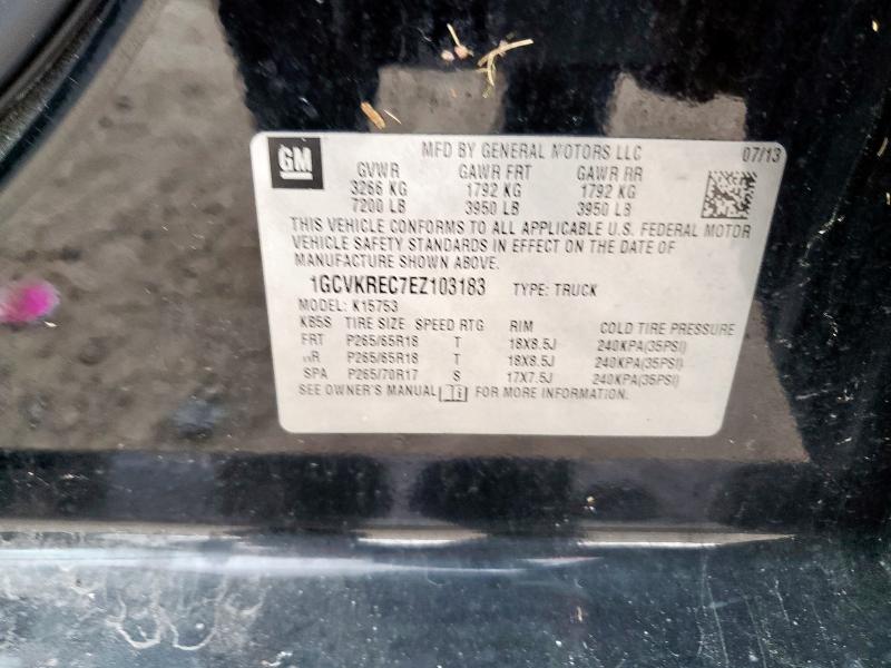 2014 CHEVROLET SILVERADO - 1GCVKREC7EZ103183