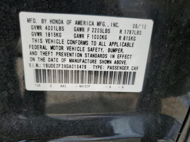 2016 ACURA ILX BASE WATCH PLUS #3284466429