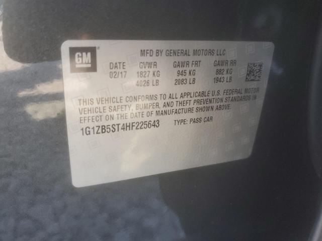 2017 CHEVROLET MALIBU LS 1G1ZB5ST4HF225643