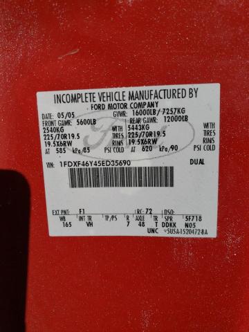 2005 FORD F450 SUPER #3232142560