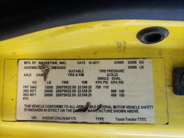 2018 INTERNATIONAL RH613 #3240878213