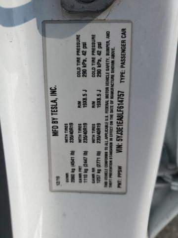 2020 TESLA MODEL 3 5YJ3E1EA8LF614757