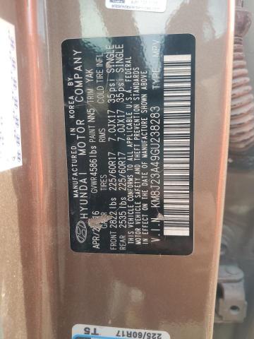 2016 HYUNDAI TUCSON SE KM8J23A49GU238283