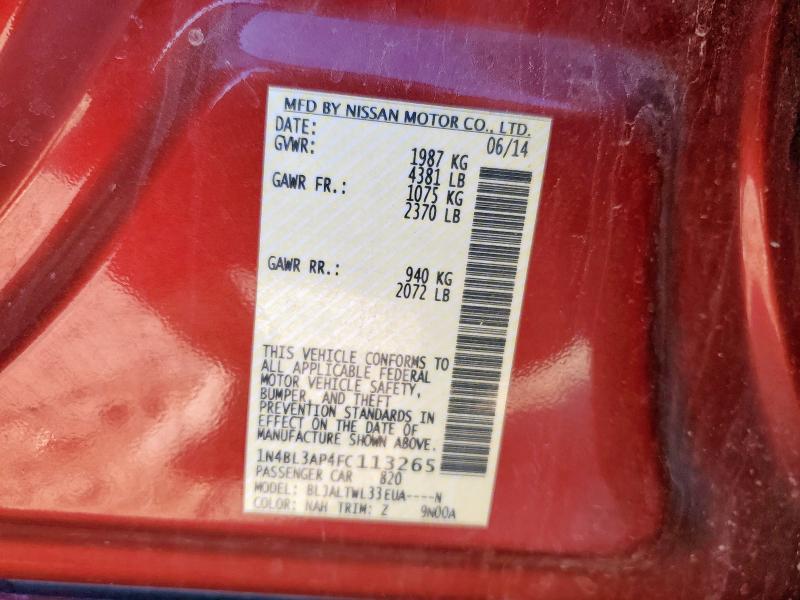 2015 NISSAN ALTIMA 3.5 1N4BL3AP4FC113265