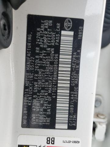 2022 TOYOTA AVALON LIM 4T1DZ1FB8NU080696