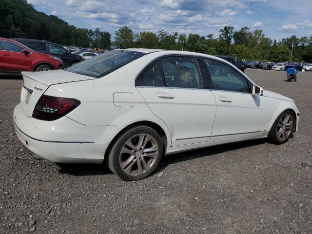 MERCEDES-BENZ C 300 4MAT 2012 white sedan 4d gas WDDGF8BB4CR207779 photo #4