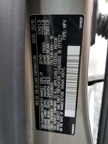 2016 VOLVO XC60 T5 PR YV440MDK7G2787173
