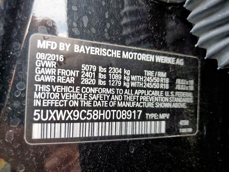 2017 BMW X3 XDRIVE2 #3282554887