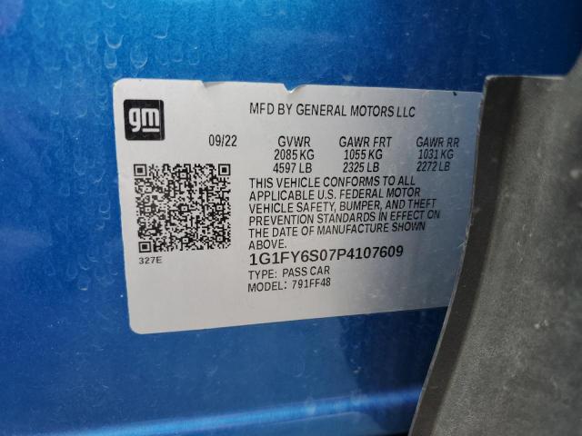 2023 CHEVROLET BOLT EUV L 1G1FY6S07P4107609