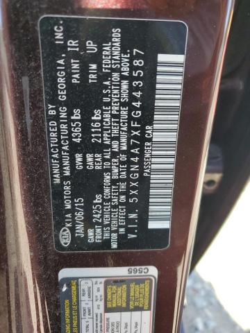 2015 KIA OPTIMA 5XXGN4A7XFG443587