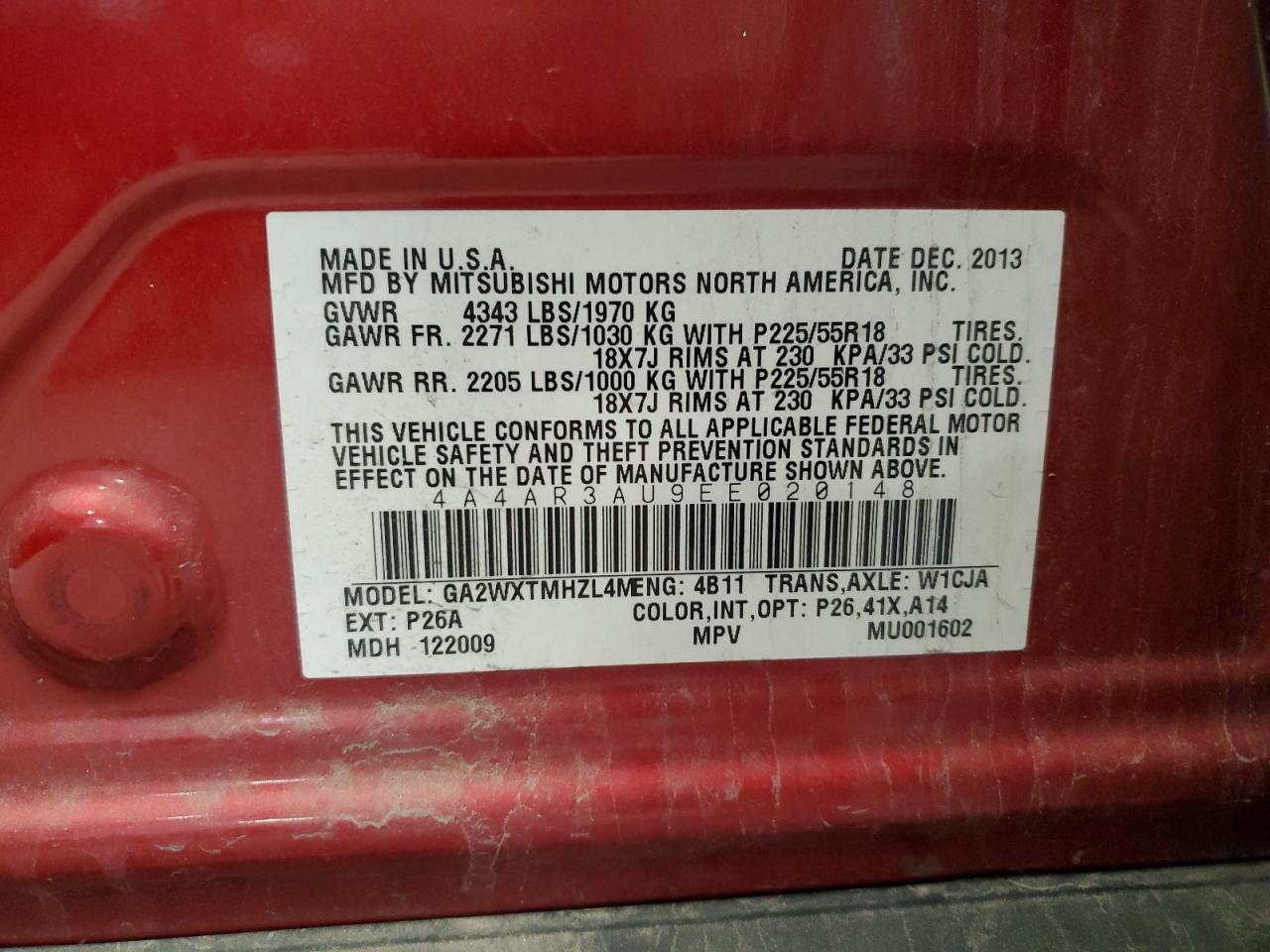 MITSUBISHI OUTLANDER ES