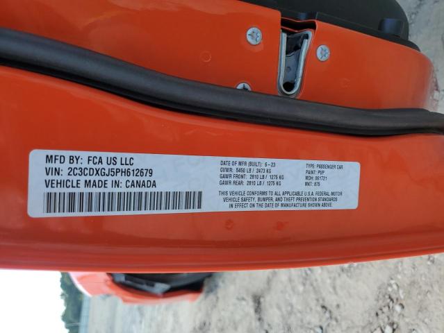 2023 DODGE CHARGER SCAT PACK 2C3CDXGJ5PH612679