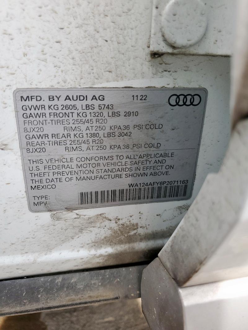 2023 AUDI SQ5 SPORTB WA124AFY6P2071163