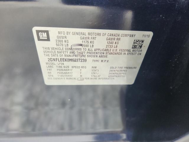 2017 CHEVROLET EQUINOX LS - 2GNFLEEK8H6237239