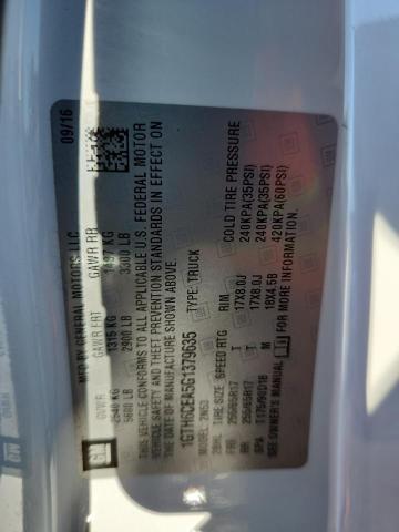 2016 GMC CANYON SLE 1GTH6CEA5G1379635