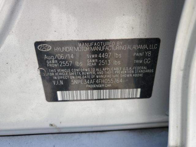 2015 HYUNDAI SONATA SPO 5NPE34AF4FH055764