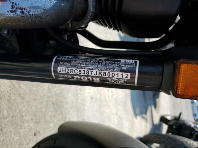 2018 HONDA VT750 C2B JH2RC5387JK800112