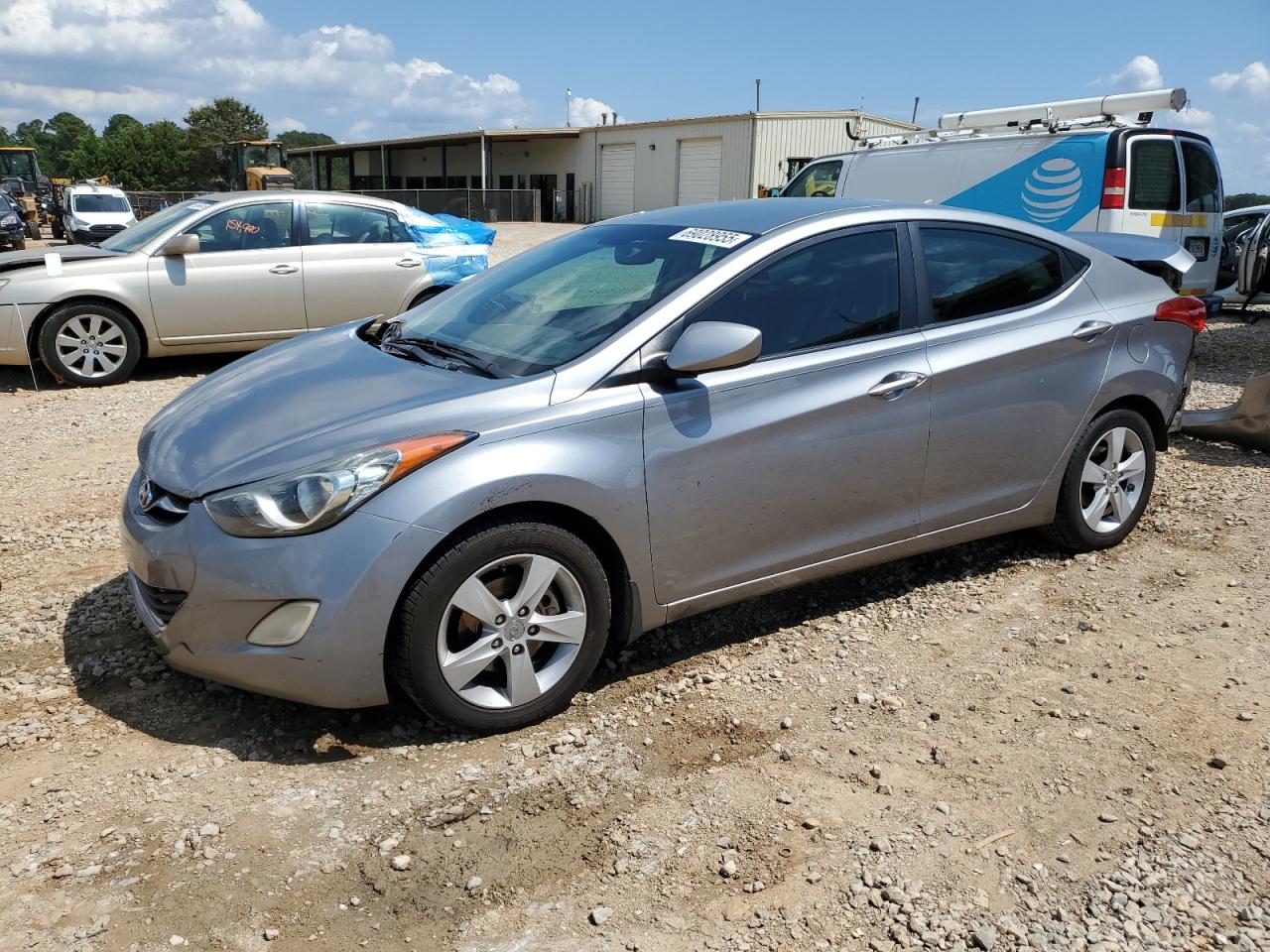 Lot #3254470143 2012 HYUNDAI ELANTRA GL