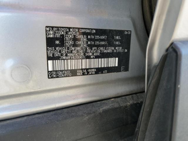 2020 TOYOTA RAV4 XLE - JTMR6RFV4LD004031