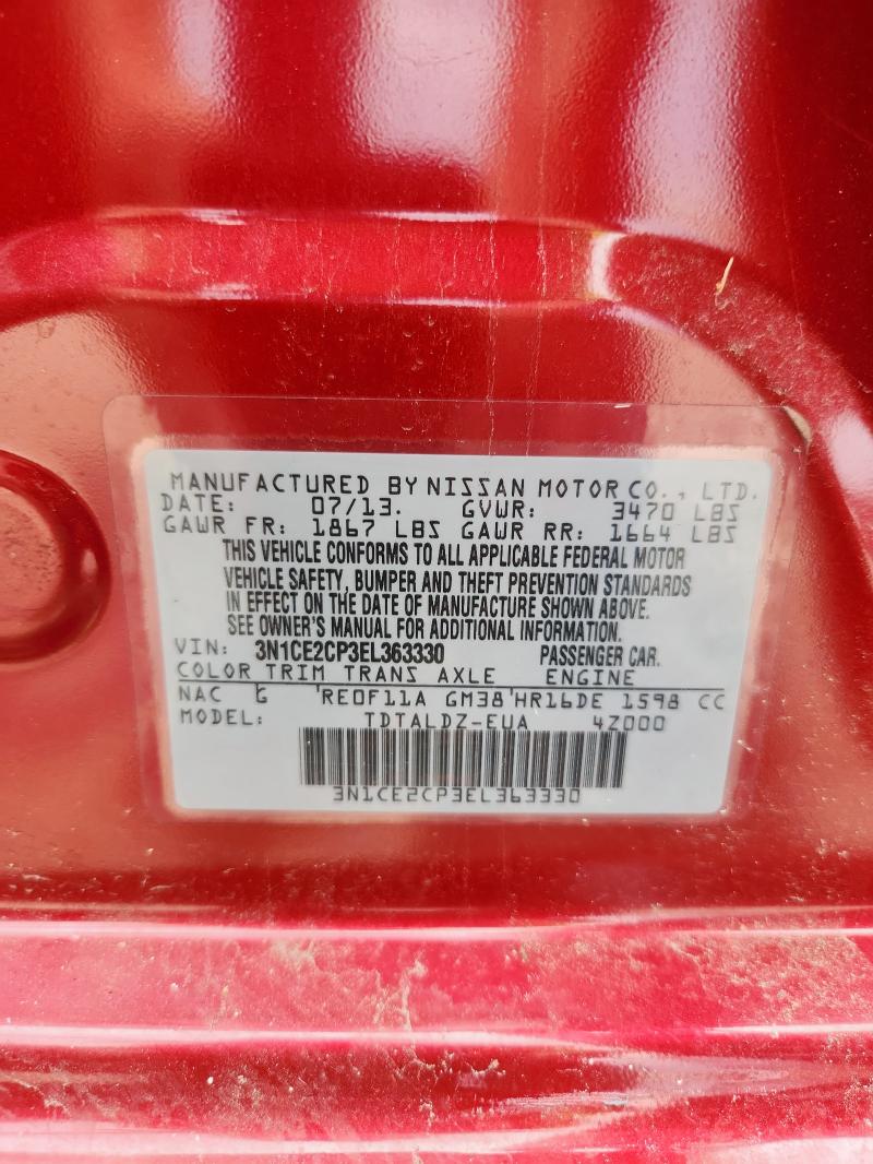 2014 NISSAN VERSA NOTE - 3N1CE2CP3EL363330
