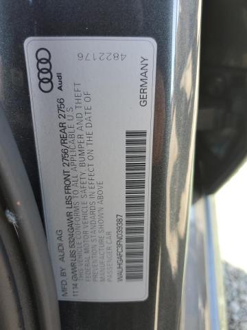 2015 AUDI A6 PRESTIG WAUHGAFC3FN039387