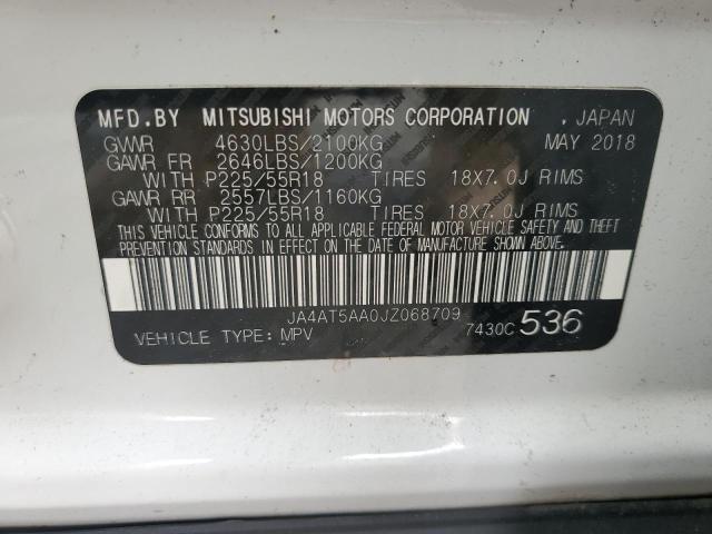2018 MITSUBISHI ECLIPSE CR JA4AT5AA0JZ068709