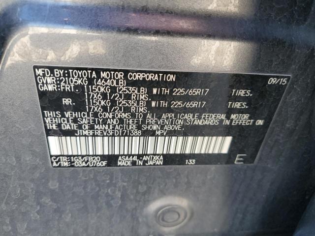 2015 TOYOTA RAV4 LE #3264221558