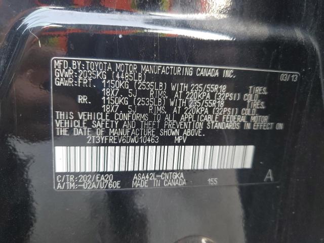 2013 TOYOTA RAV4 LIMIT - 2T3YFREV6DW010463