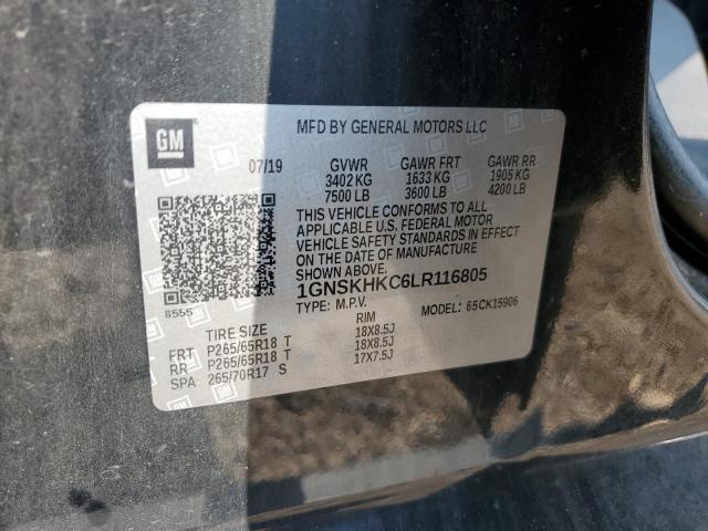 2020 CHEVROLET SUBURBAN K - 1GNSKHKC6LR116805