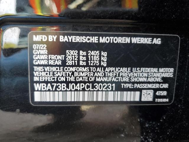 2023 BMW 540 XI WBA73BJ04PCL30231